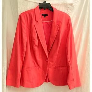 🆕LISTING🆕 Lane Bryant coral blazer 20W